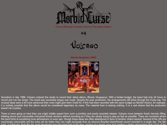 reviews/vulcano screenshot
