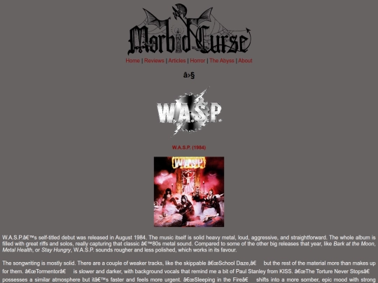 reviews/wasp screenshot