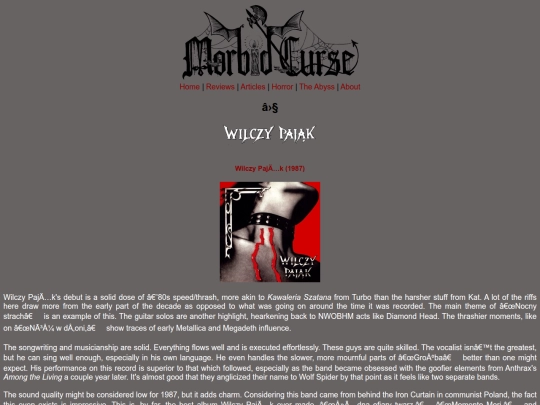 reviews/wilczypajak screenshot