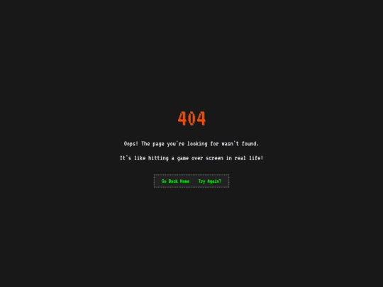 not_found screenshot