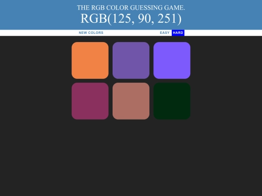 rgbguess screenshot