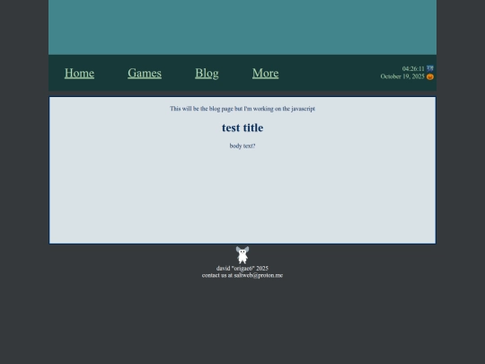 blog screenshot