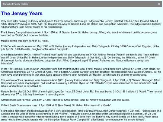 CampbellHistory/JerseyYears screenshot