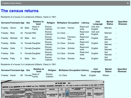 FrawleyHistory/FCensus screenshot