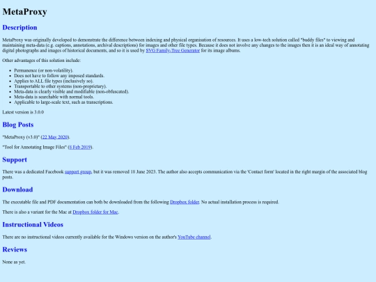 MetaProxy screenshot