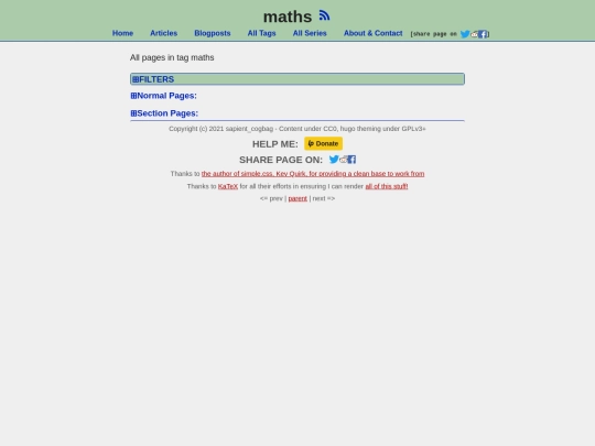 tags/maths screenshot