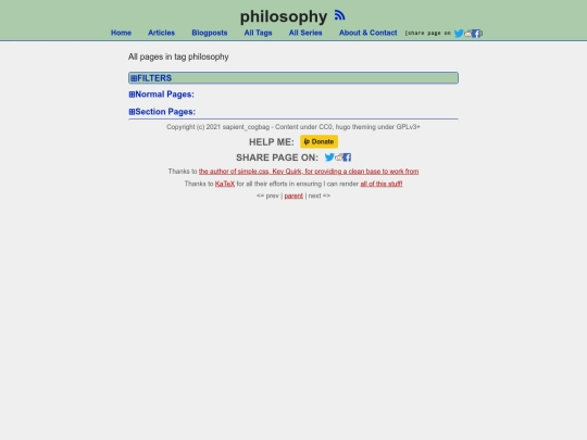 tags/philosophy screenshot