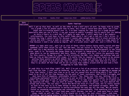 blog screenshot