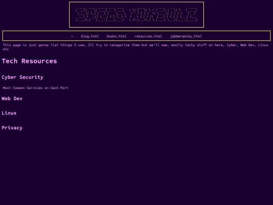 resources screenshot