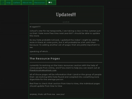 blog screenshot