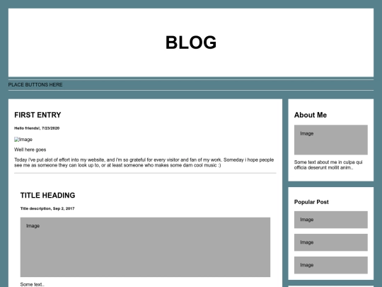 BLOG screenshot
