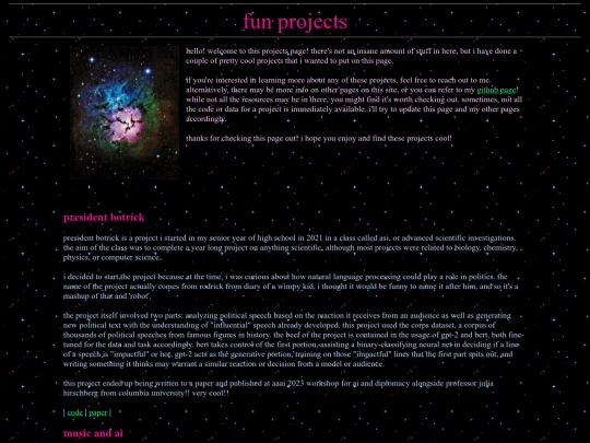 proj screenshot