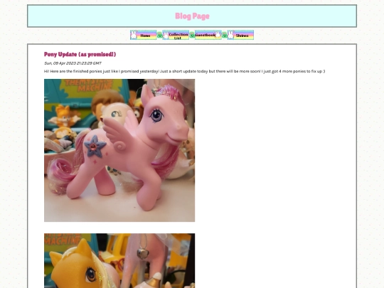 blog screenshot