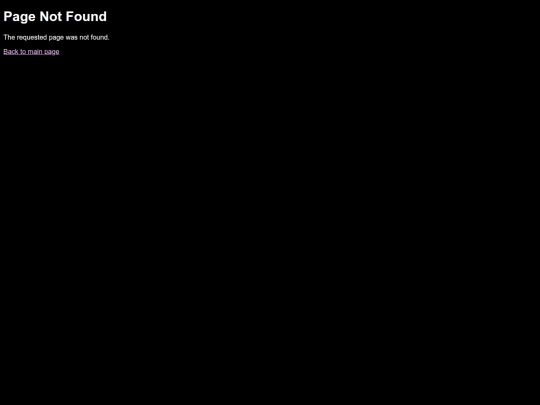 not_found screenshot