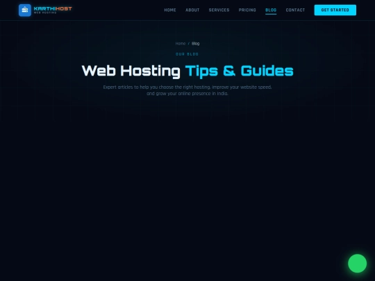 blog screenshot