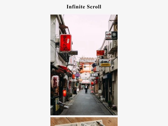 InfiniteScroll screenshot