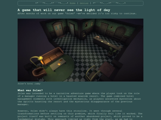 devlog/cancelled-project screenshot