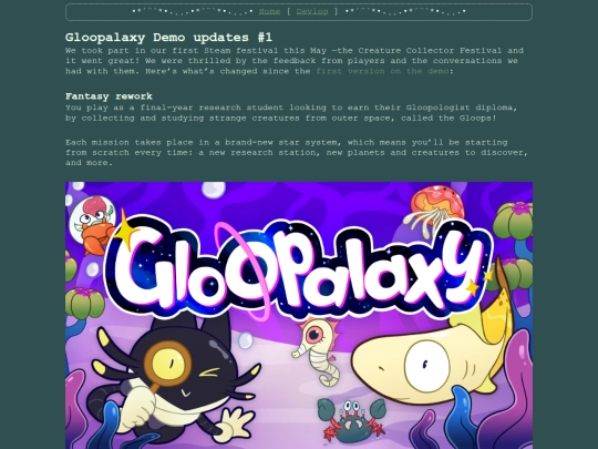 devlog/gloopalaxy-second-demo screenshot