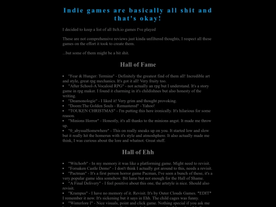 PERSONAL/ITCHIO_LIST screenshot