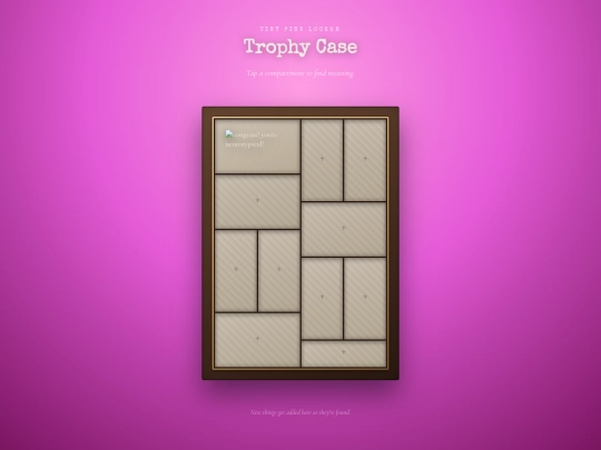 trophy-case screenshot