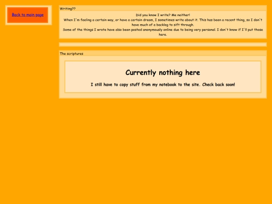 writing screenshot