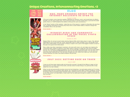 blog screenshot