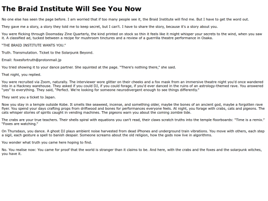TheBraidInstituteWillSeeYouNow screenshot