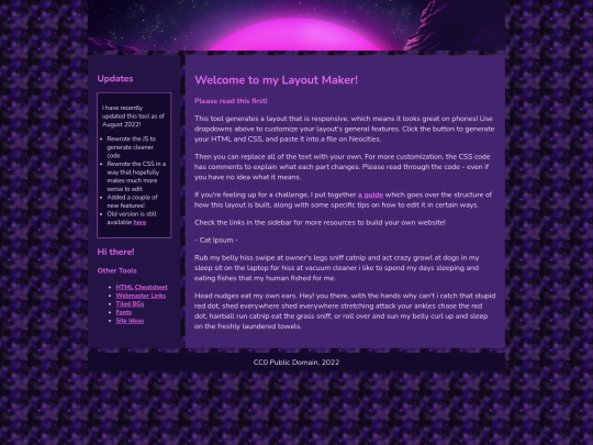 test screenshot