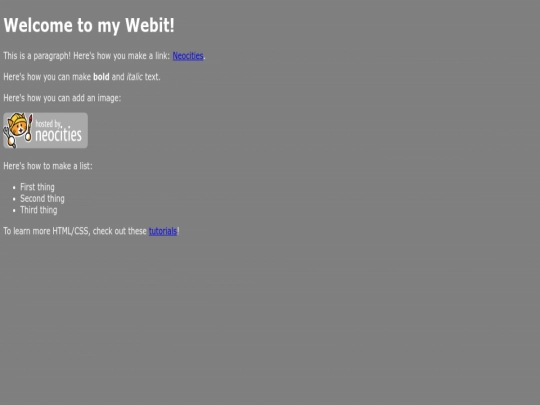 index screenshot