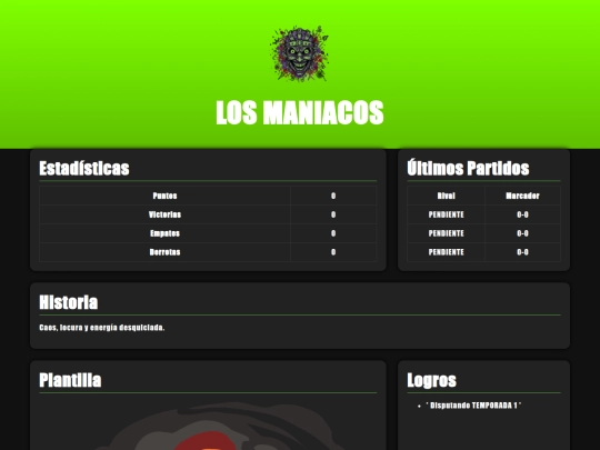 equipos/maniacos screenshot