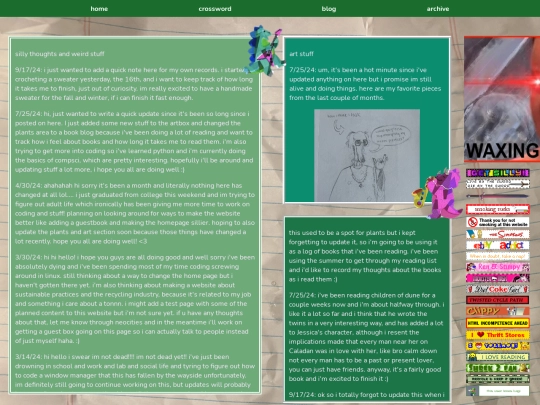 blog screenshot
