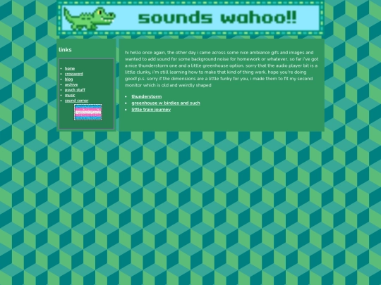 sounds screenshot