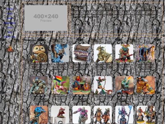 miniatures screenshot