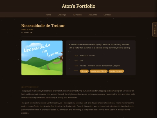 projects/treinar screenshot