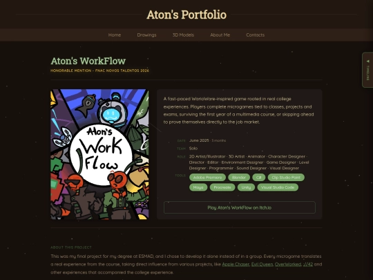 projects/workflow screenshot