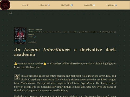 posts/reviews/anarcaneinheritance screenshot