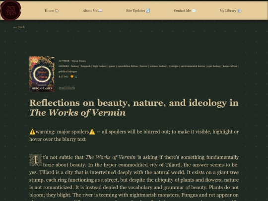 posts/reviews/theworksofvermin screenshot