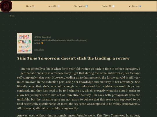 posts/reviews/thistimetomorrow screenshot