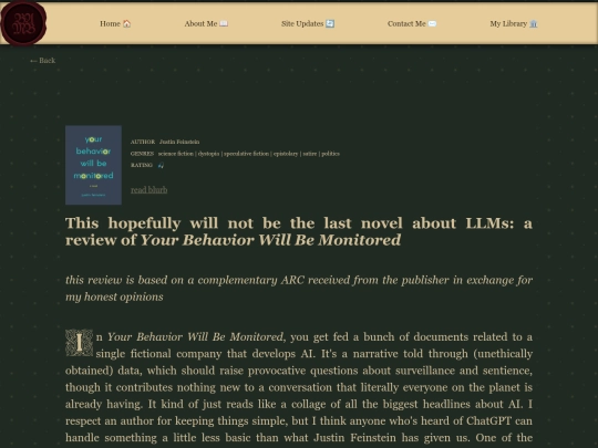 posts/reviews/yourbehaviorwillbemonitored screenshot