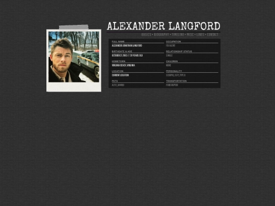 Biographies/alexander screenshot