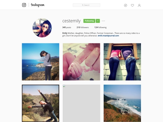 Instagram/em screenshot