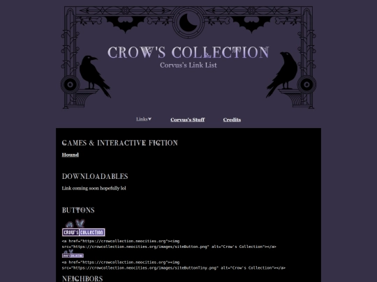 personal/corvus screenshot