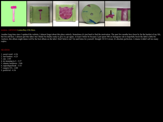 NEATEra/NEAT030 screenshot