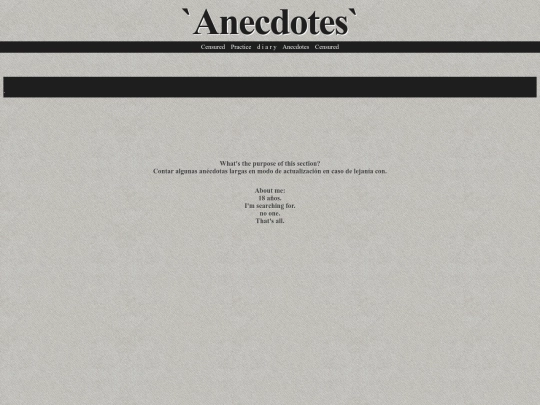 anecdotes screenshot