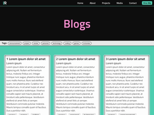 Websitem/blog screenshot