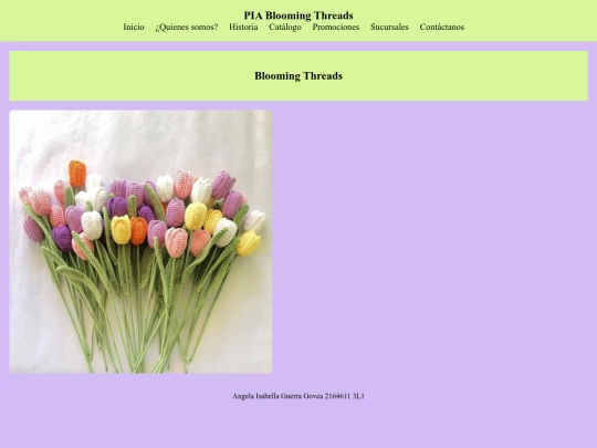 Menú screenshot