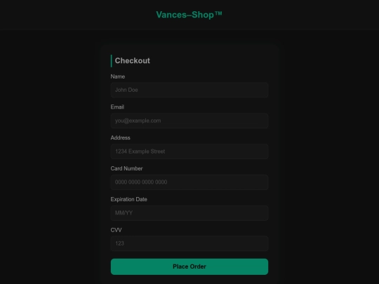 checkout screenshot