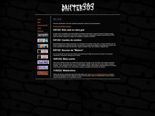 blog screenshot
