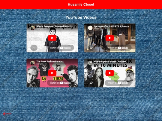videos screenshot