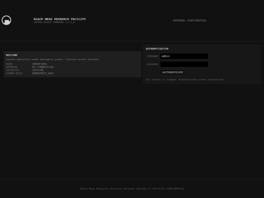 admin screenshot